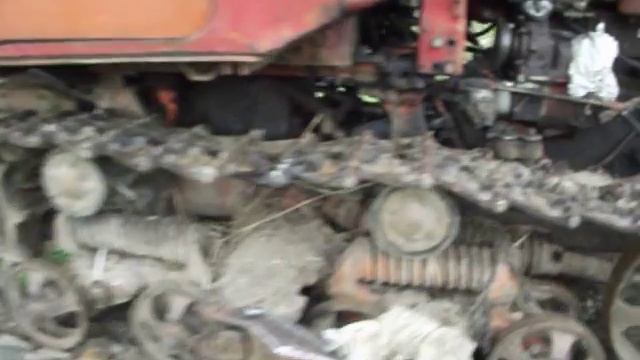 Трактор ДТ 75.Натяжка гусениц. смотреть онлайн