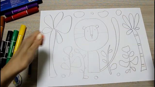 Как нарисовать Льва смотреть онлайн