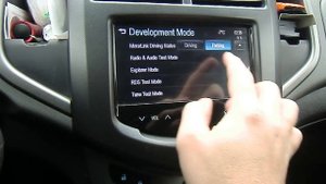 Вход в Development mode MyLink на Шевроле Авео Т300