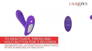 Стимулятор простаты с массирующей головкой и пультом Silicone Pinpoint Pleaser