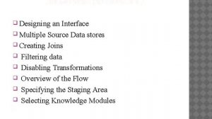 Oracle Data Integrator ODI Online Training