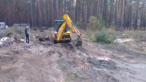 Укрепление склона георешеткой