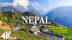 FLYING OVER NEPAL (4K UHD)- Relaxing Music Along With Beautiful Nature Videos - 4K Video Ultra HD