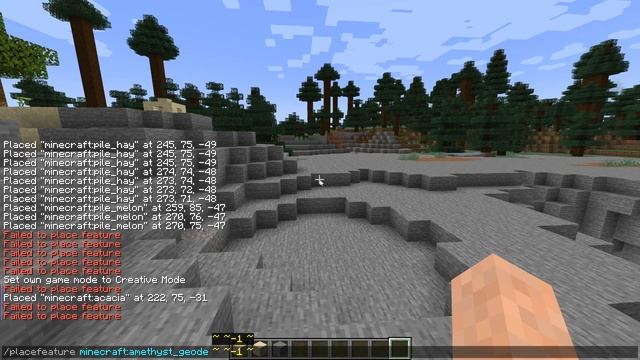 Minecraft 1.18.2 - Snapshot 22w03a - New Placefeature Command! смотреть онлайн