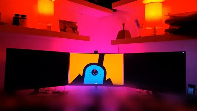 AmbiBack PC - Triple Monitor Setup 270 LEDs + Entertainment Hue Demo - Dezember 2020 смотреть онлайн