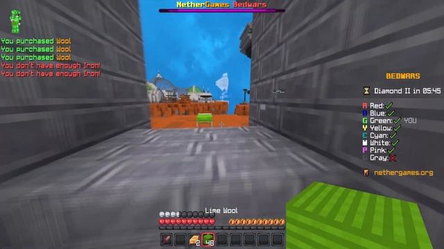 Java Bedwars vs Bedrock Bedwars смотреть онлайн