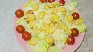 Секрет успеха моего Цезаря с креветками именно в приготовлении тех самых креветок