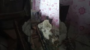 дровокол из редуктора.испытание.