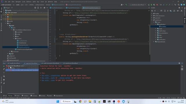 Running local java spring boot microservices, docker, kubernetes k8s y load balancer