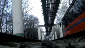 Электричка перехала телефон/вид снизу