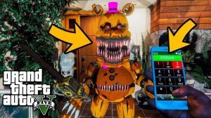 Я ПОЗВОНИЛ ФРЕДДИ И ОН ПРИШЁЛ КО МНЕ В ГТА 5 МОДЫ! FNAF В GTA 5