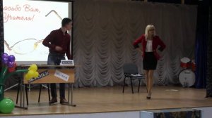 Сценка о сдаче экзамена и песня