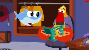 Take Your Fish To Work Day | Finny The Shark | Cartoon For Kids