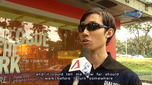 Ngee Ann Polytechnic designs navigation app for visually impaired - 03Jan2013