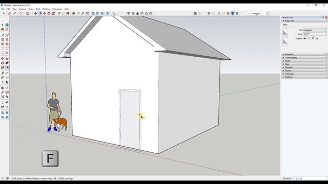 Getting Started with SketchUp in 2021 Part 2 - MODELING A HOUSE! Desktop Version Beginner Tutorial!