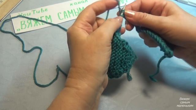 Вязание спицами шапочка для мальчика #149 смотреть онлайн