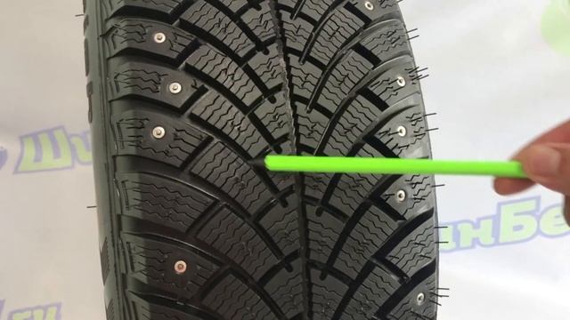Обзор зимней шипованной шины BF Goodrich G Force Stud смотреть онлайн