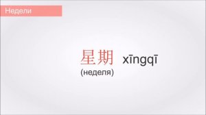 Китайский язык для начинающих. Урок 5. Дни недели, месяцы, годы