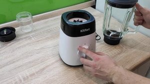 Сделал коктейль с помощью стационарного блендера Kitfort  KT-1381. Видеообзор Китфорт КТ-1381.