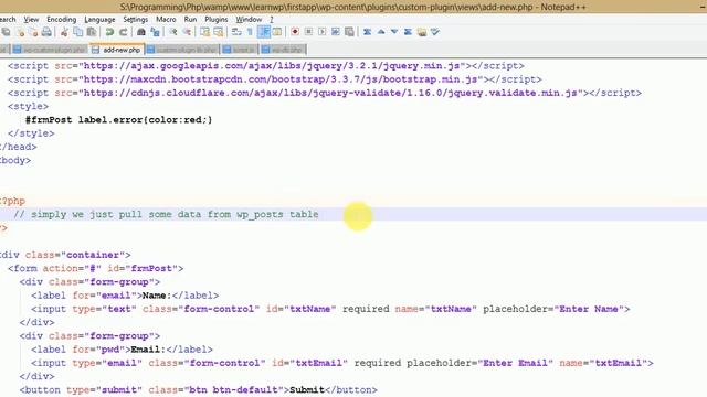 Wordpress Plugin Development tutorial from scratch (Part 15) About Wordpress global $wpdb Object