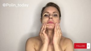 ? Лимфодренажный массаж на тейпы! #тейпированиелица #самомассажлица #самомассаж