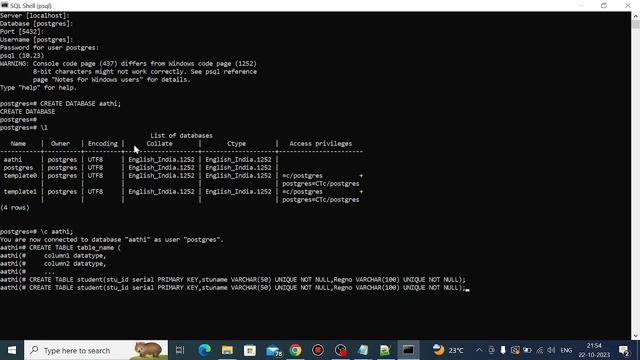 PostgreSQL Commands Using SQLShell - A Comprehensive Tutorial