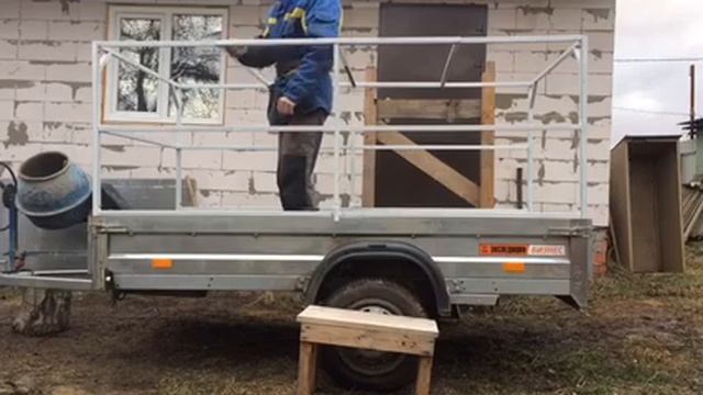 Каркас тента на автомобильный прицеп. смотреть онлайн