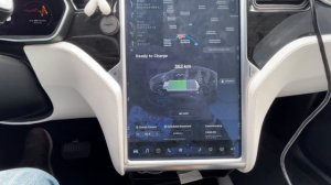 Едем на Tesla X в АТО  блокпост зарядки состояние дороги