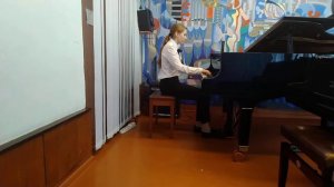 Корюкова Юля 15 лет Й Гайдн Соната Ля мажор финал