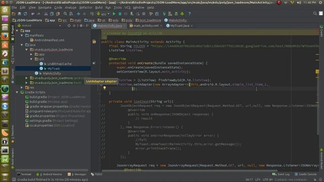 Android ListView with Load More смотреть онлайн