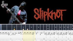 Slipknot - Psychosocial (Bass Tabs & PDF) By @ChamisBass