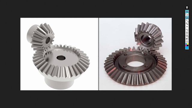 Конические шестерни ПОСЛЕ термической обработки. ИСПРАВЛЯЕМ! смотреть онлайн