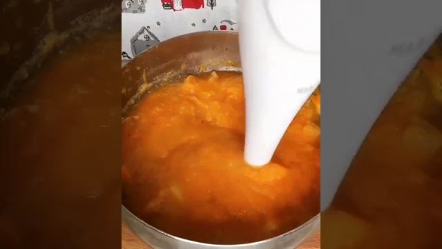 Тыквенный суп-пюре с креветками