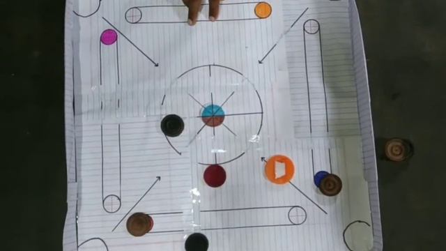 how to make carrom board using paper смотреть онлайн