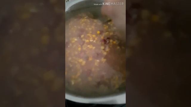 КУКУРУЗНАЯ КАША С ФАСОЛЬЮ ИЛИ ОКСИДЮГИ!?#корейскаякухня