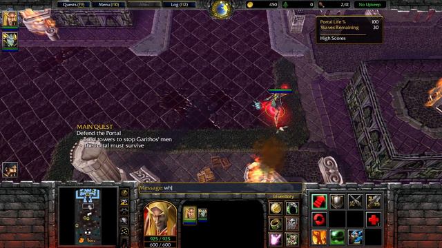 [Warcraft3] Bloody elfs kill Lord Garithos