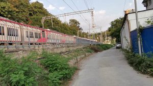 Волконка. Дорога от эллингов к кафе Прохлада