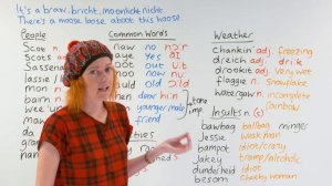Learn about the SCOTTISH accent, dialect, and slang!