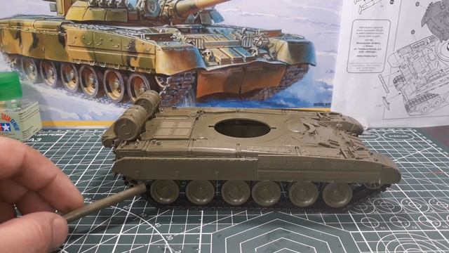 Сборка модели - Т-80УД Российский основной боевой танк 1/35 (ZVEZDA) смотреть онлайн