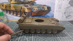 Сборка модели - Т-80УД Российский основной боевой танк 1/35 (ZVEZDA)