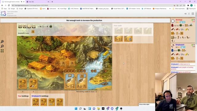 STONE AGE | Board Game Arena | Playthrough