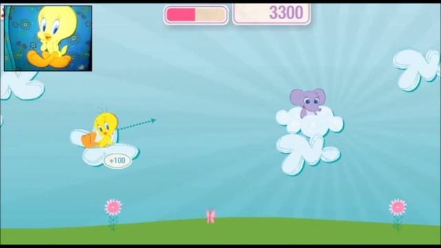 Облака Твити Детская онлайн игра. // Cloud Tweety Kids games. смотреть онлайн
