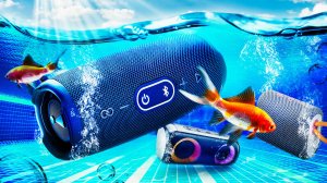 Насколько портативная bluetooth колонка не боится воды? Что такое защита IP? Топим их в аквариуме!