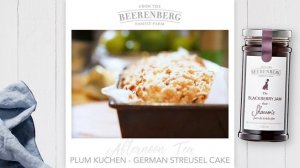 Beerenberg Plum Kuchen - German Streusel Cake