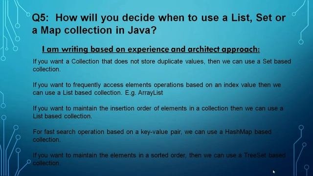 Collection Framework Interview Questions || Latest Java Interview Questions & Answers