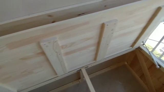 Ящик скамейка на балкон! смотреть онлайн