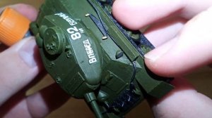 Танк Т-34-85 от в масштабе 1/72 ZVEZDA