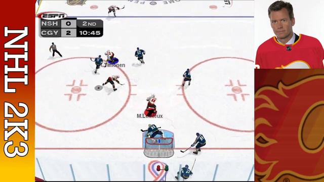 The Final Boss of Goaltending | NHL 2k3 Round 3, Game 1 - NSH @ CGY смотреть онлайн