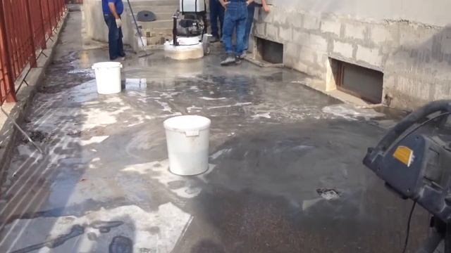 Полировка бетонных полов