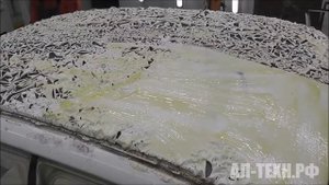 Удаление краски с автомобиля смывками APS-A10, APS-A10n, APS-A77